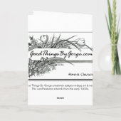 Verjaardag: Geëerbiedigd voor Uw Eerlijk Karakter Kaart (Achterkant)