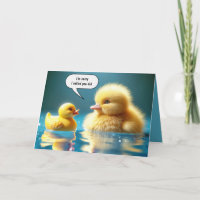 Verjaardag Geel eendje met een Speelgoed Rubber Ee