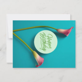 VERJAARDAG GEFELICITEERD BRIEFKAART