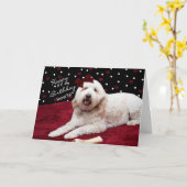 VERJAARDAG - GEHEIME VRIEND - DE GOUDEN HOND VAN KAART (Gele Bloem)