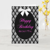 VERJAARDAG - GEHEIME VRIEND - GEHEUGEN KAART (Gele Bloem)