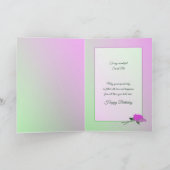 Verjaardag, Geheime vriend, Lilacs in een vaas Kaart (Binnen)