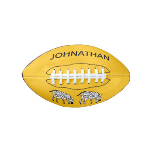 Verjaardag gelukkige Keniaanse zebra's American Football