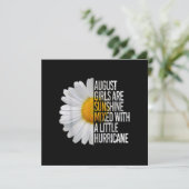 Verjaardag Geschenk voor Vrouwen Augustus Funny Qu Kaart (Staand voorkant)