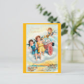 Verjaardag gevierd briefkaart (Staand voorkant)