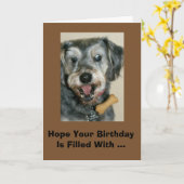 Verjaardag gevuld met onverwachte traktaties! kaart (Gele Bloem)