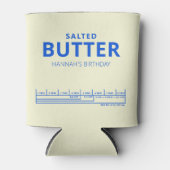 Verjaardag gezouten boter blikjeskoeler (Voorkant)