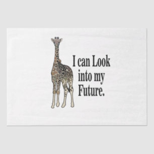 Verjaardag Giraffe Safari Dier Funny Tissuepapier