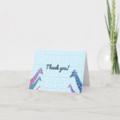 Verjaardag Giraffe Tower Bedankkaart (Voorkant)