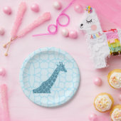 Verjaardag Giraffe Tower Papieren Bordje (Feest)