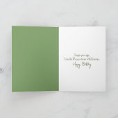 Verjaardag Girly Mouse op een schommel Kaart (Binnen)