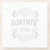 verjaardag glazen onderzetter (Achterkant)