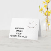 ** VERJAARDAG GLIMLACHT OVER DE MIJLEN** KAART (Gele Bloem)