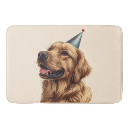 Verjaardag Golden Retriever Dog Badmat
