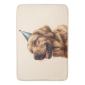 Verjaardag Golden Retriever Dog Badmat (Voorkant Verticaal)