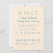 Verjaardag Golden Retriever Dog Kaart (Achterkant)