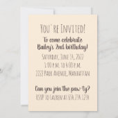 Verjaardag Golden Retriever Dog Kaart (Achterkant)