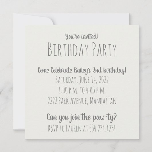 Verjaardag Golden Retriever Dog Kaart (Achterkant)