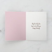 Verjaardag Golden Retriever en kitten Kaart (Binnen)