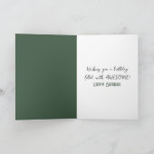 Verjaardag Golden Retriever in Apple Orchard Kaart (Binnen)