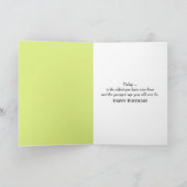 Verjaardag Golden Retriever met een hard Pet Kaart (Binnen)