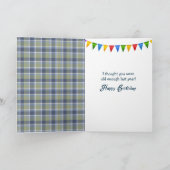 Verjaardag Golden Retriever op Plaid Kaart (Binnen)