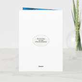 Verjaardag Golden Retriever op Plaid Kaart (Achterkant)