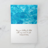 Verjaardag Golden Retriever Pool Matras Kaart (Binnen)