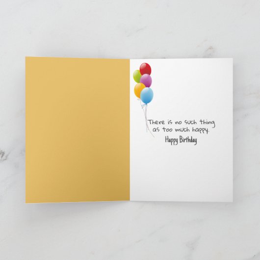 Verjaardag Golden Retriever Puppy in een weide Kaart (Binnen)