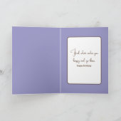 Verjaardag Golden Retriever Running Kaart (Binnen)