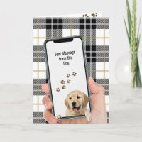Verjaardag Golden Retriever sms-bericht mobiele te