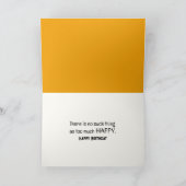 Verjaardag Golden Retriever springen in bladeren Kaart (Binnen)