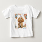 Verjaardag Goldendoodle Hond (Voorkant)