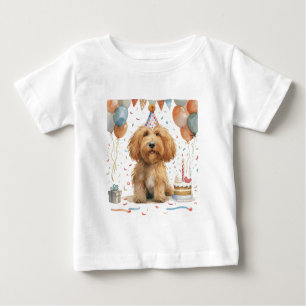 Verjaardag Goldendoodle Hond