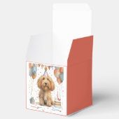 Verjaardag Goldendoodle Hond Bedankdoosjes (Geopend)
