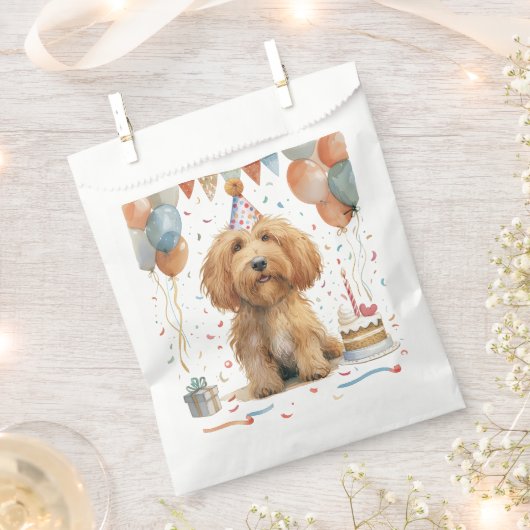 Verjaardag Goldendoodle Hond Bedankzakje (Geknipt)