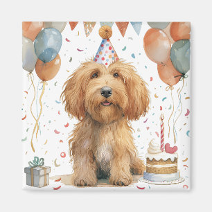 Verjaardag Goldendoodle Hond Magneet