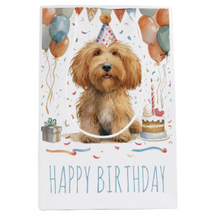 Verjaardag Goldendoodle Hond Medium Cadeauzakje