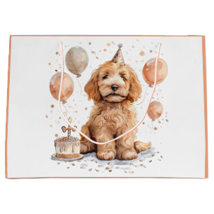 Verjaardag Goldendoodle Hond Verjaardagstaart Groot Cadeauzakje