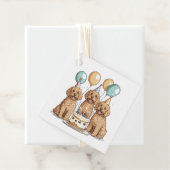 Verjaardag Goldendoodle Honden Bedankjes Labels (In situ)