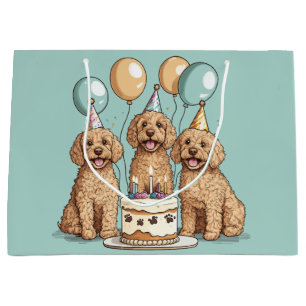 Verjaardag Goldendoodle Honden Groot Cadeauzakje