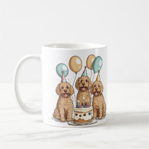 Verjaardag Goldendoodle Honden Koffiemok