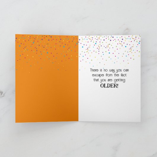 Verjaardag Goldfish springen uit Fishbowl Kaart (Binnen)