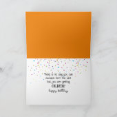 Verjaardag Goldfish springen uit Fishbowl Kaart (Binnen)