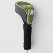 Verjaardag Golf / Golfen / Golfer Thema Golfheadcover (Schuin)