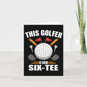 Verjaardag Golf Shirten voor mannen 60e jaar oude Kaart