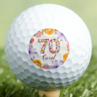 Verjaardag Golfer Cadeau Elegante Bloemstuk Aangep Golfballen