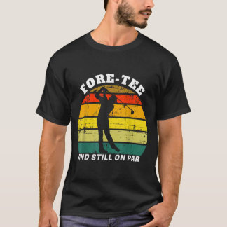 Verjaardag Golfer Golfen T-shirt