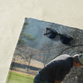 Verjaardag Golfer Grappig 30e gelukkig Par Foto Strandlaken (In situ)