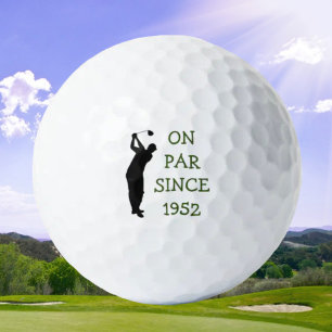 Verjaardag Golfer Grappig 70e gelukkig Papa Par Gr Golfballen